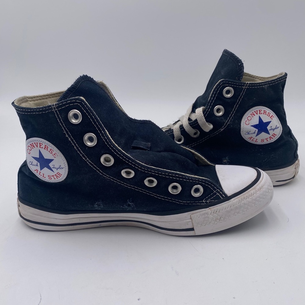 Converse Chuck Taylor All Star High Top Sneakers Womens 6.5 Black‎ Canvas M9160
